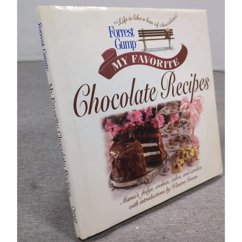 1995 Forrest Gump My‎ Favorite Chocolate Recipes VTG Winston Groom 1st Printing